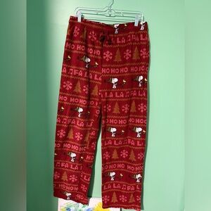 snoopy christmas pjs